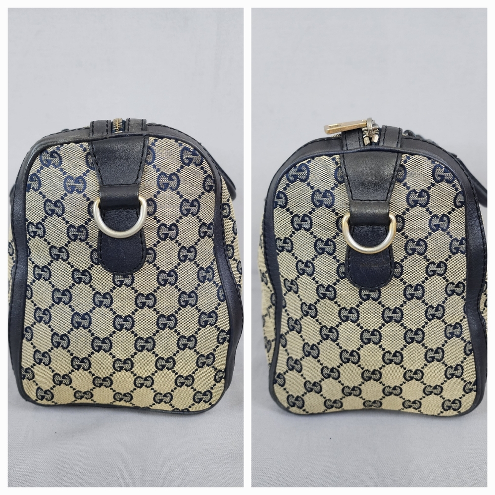 ✨️GUCCI GG Canvas Web Boston Bag - Picture 7 of 16